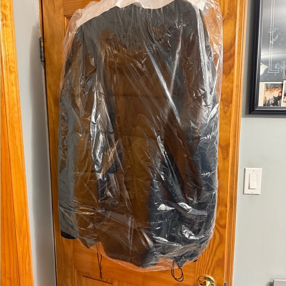 Moncler jacket with removable hoodie